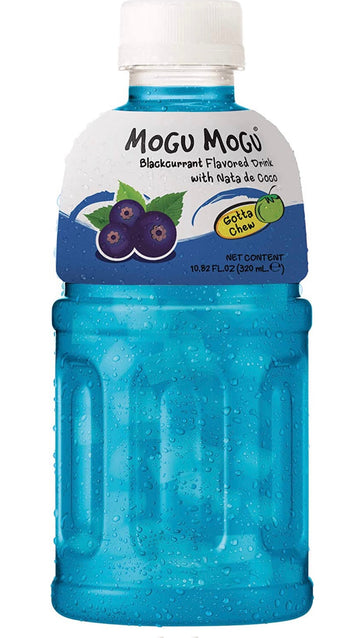 Mogu Mogu Blackcurrant Flavoured Drink with Nata De Coco - 320ml – OreeMart